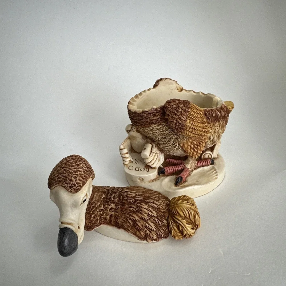 Harmony Kingdom LAST LAUGH Dodo Treasure Jest Box 1999 England Signed Calvesbert